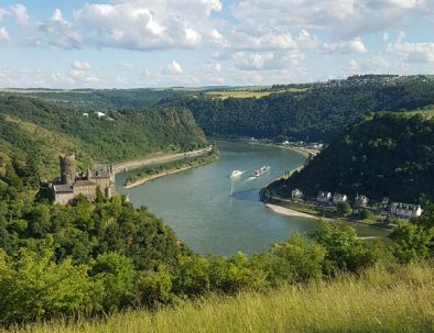 Wandern im Mittelrheintal - sagenhaft schön 17 burg katz st goarshausen mittelrhein