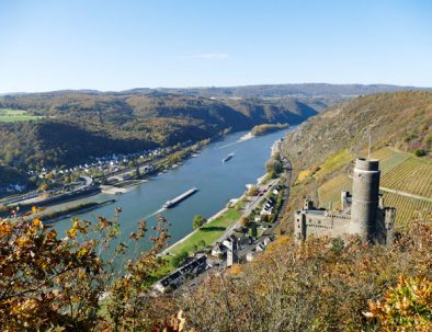 Wandern im Mittelrheintal - sagenhaft schön 15 burg maus wellmich oberes mittelrheintal